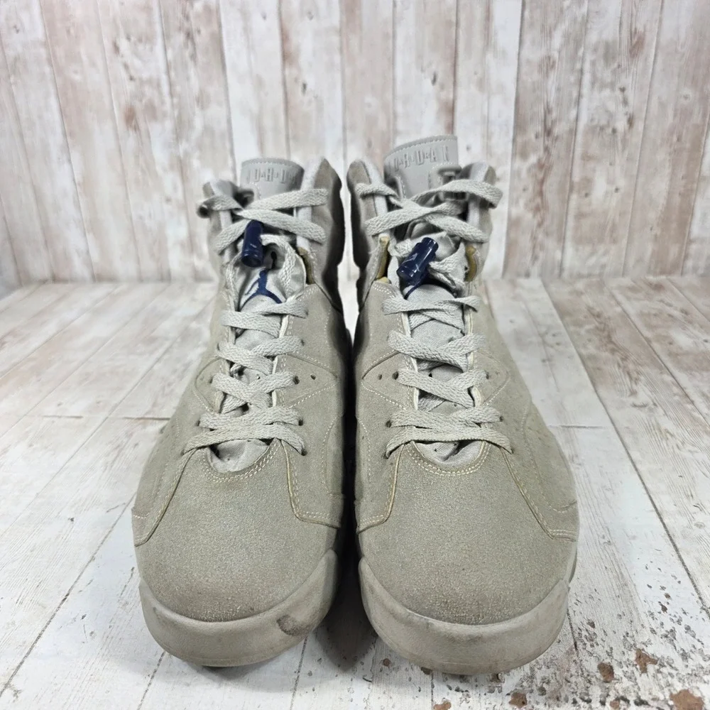 Air Jordan 6 Retro Diffused Blue Grey Suede Sneakers CT8529-012‎ Mens 12